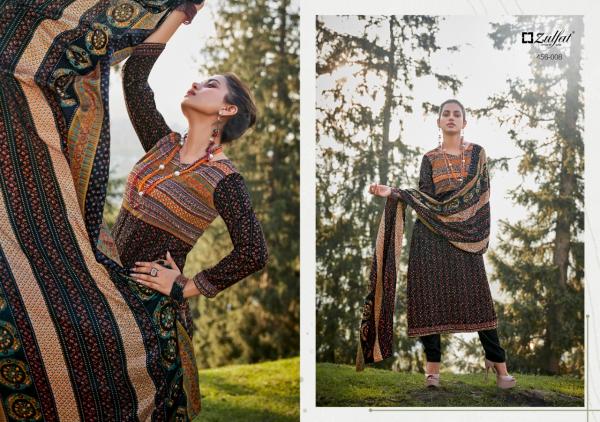 Zulfat Winter Nova Premium Woollen Dress Material Collection